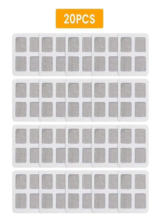 Azaria 20 pcs Disposable Bathroom Drain Cover Shower Mesh Sticker Catcher Drain Cover for Bathroom, Kitchen Sink Strainer, Sink Drainer Kitchen Essentials and Kitchen Accessories Items Mesh Strainer - Image 4